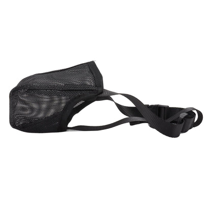 Dog Muzzle Soft Mesh Poisoned Bait Protection Pet Mouth Cover with Adjustable Straps for Small Medium Large V1294-YM0512-3111220299212