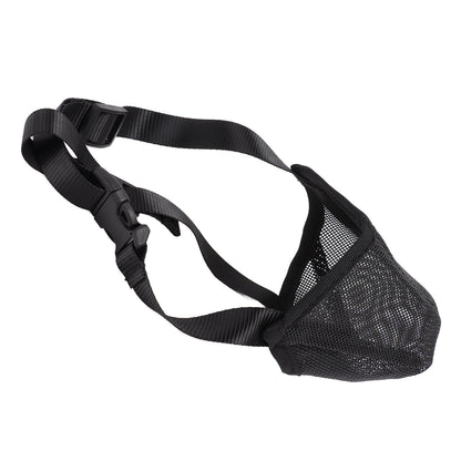 Dog Muzzle Soft Mesh Poisoned Bait Protection Pet Mouth Cover with Adjustable Straps for Small Medium Large V1294-YM0512-3111220299212