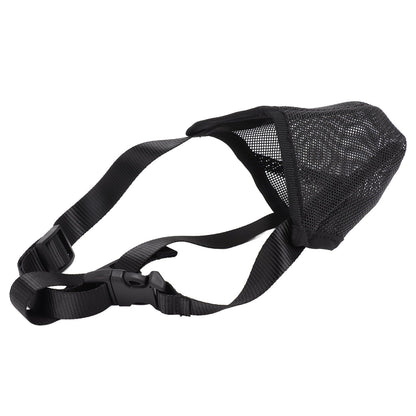 Dog Muzzle Soft Mesh Poisoned Bait Protection Pet Mouth Cover with Adjustable Straps for Small Medium Large V1294-YM0512-3111220299212