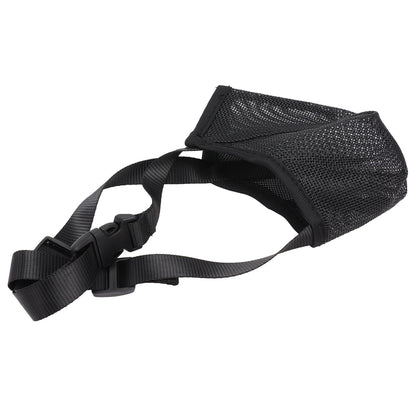 Dog Muzzle Soft Mesh Poisoned Bait Protection Pet Mouth Cover with Adjustable Straps for Small Medium Large V1294-YM0512-3111220299212