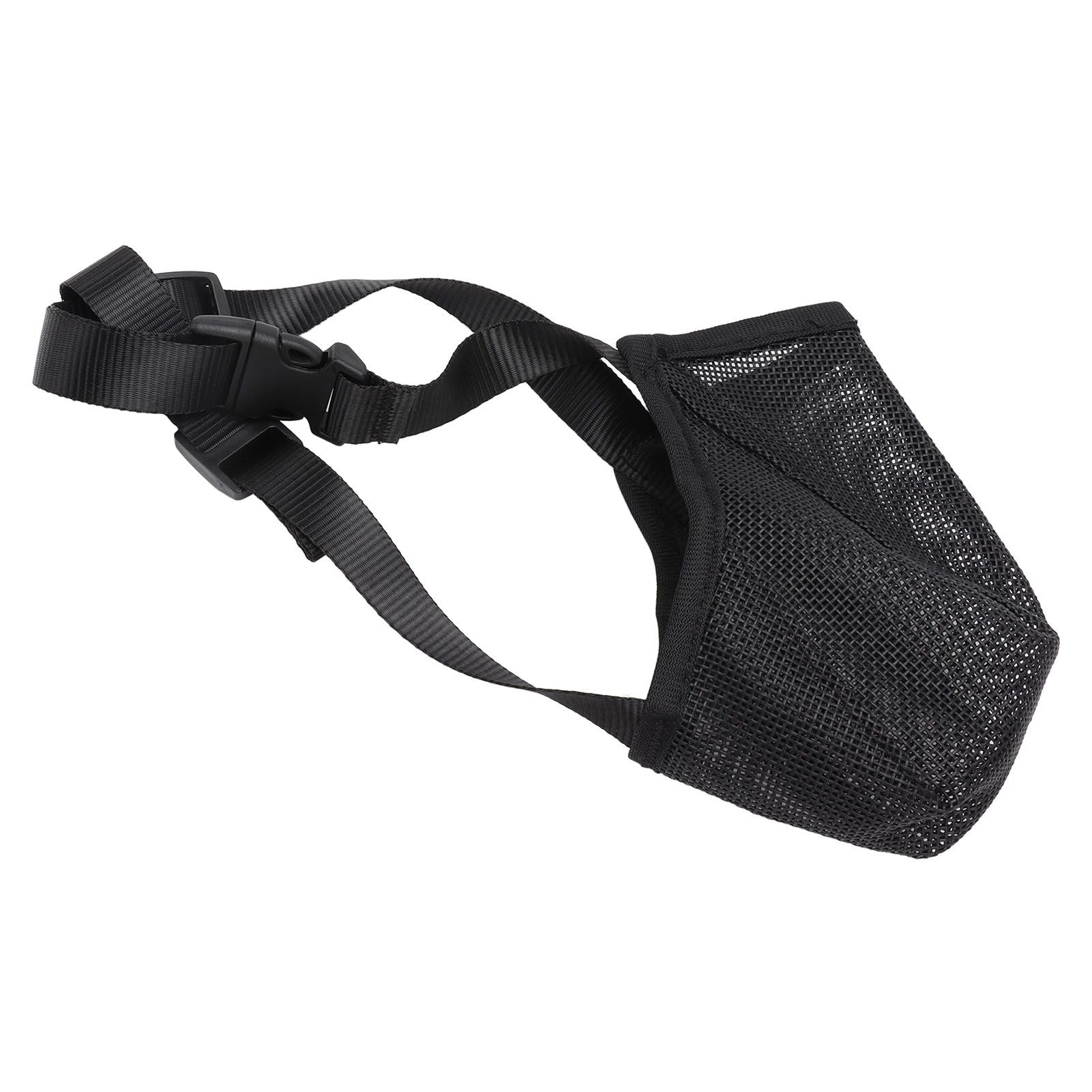 Dog Muzzle Soft Mesh Poisoned Bait Protection Pet Mouth Cover with Adjustable Straps for Small Medium Large V1294-YM0512-3111220299212