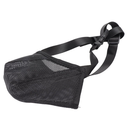 Dog Muzzle Soft Mesh Poisoned Bait Protection Pet Mouth Cover with Adjustable Straps for Small Medium Large V1294-YM0512-3111220299212