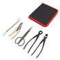 5Pcs Bonsai Tool Set Kit Carbon Steel Bonsai Scissors Rake Branch Cutter Pruning Shears Pliers Garden Tools V1294-YM0512-3111220300311