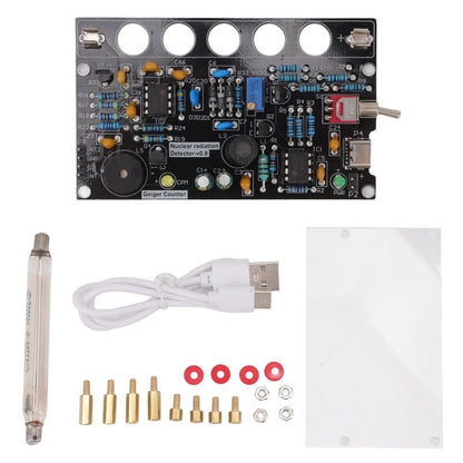 Geiger Counters Kit V0.8 Assembled DIY Tube for Nuclear Radiation Detector Accessories 380V-550V V1294-YM0512-3111220300411