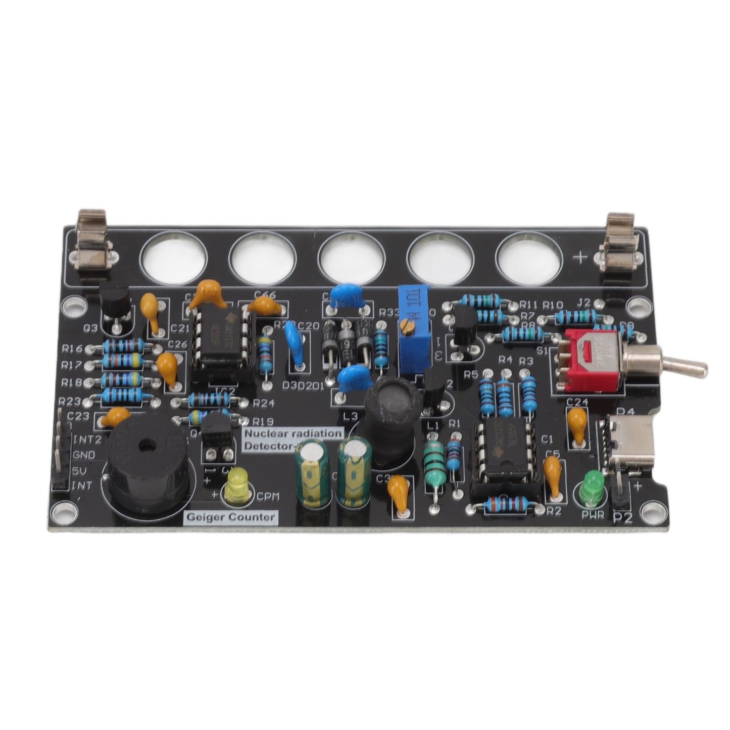 Geiger Counters Kit V0.8 Assembled DIY Tube for Nuclear Radiation Detector Accessories 380V-550V V1294-YM0512-3111220300411