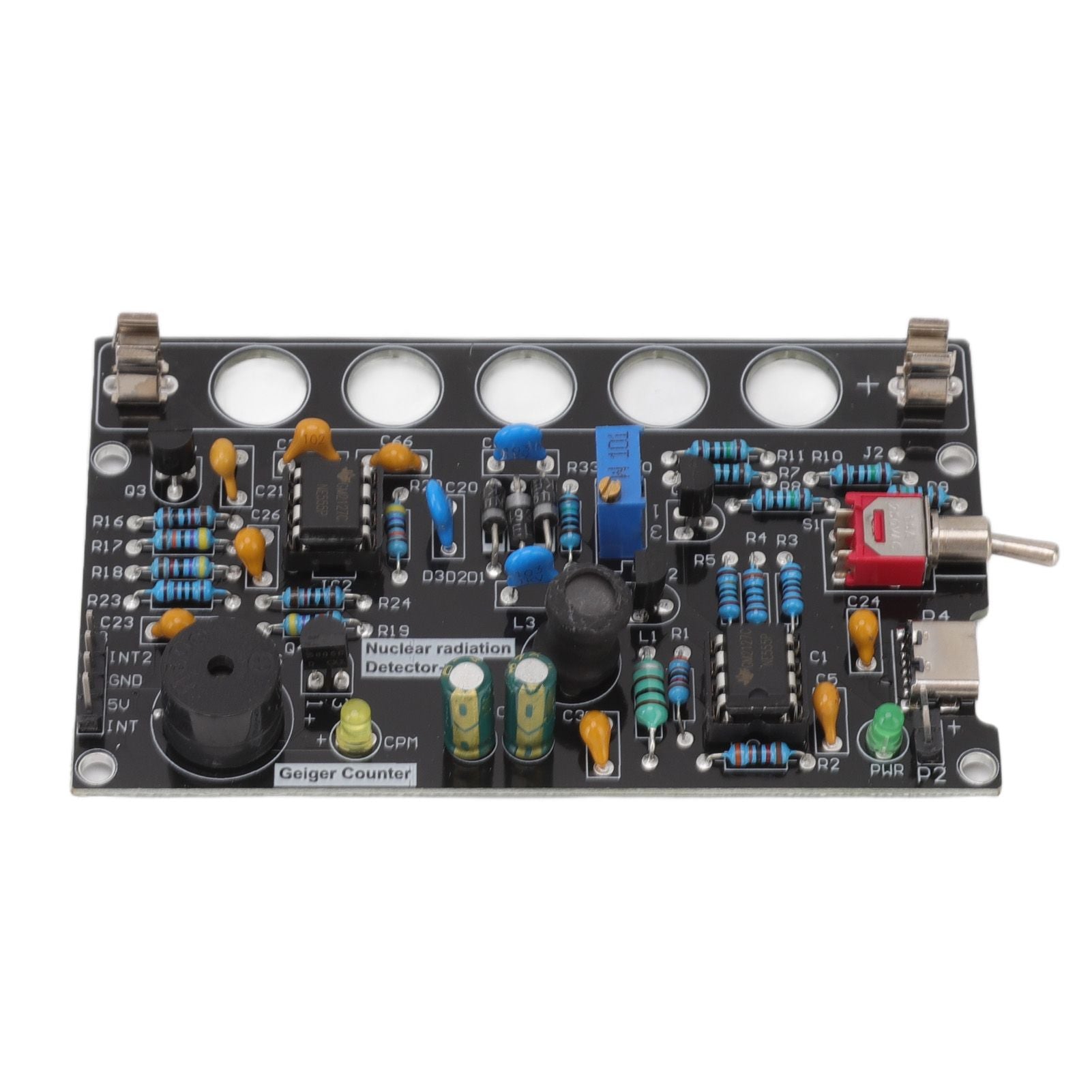 Geiger Counters Kit V0.8 Assembled DIY Tube for Nuclear Radiation Detector Accessories 380V-550V V1294-YM0512-3111220300411