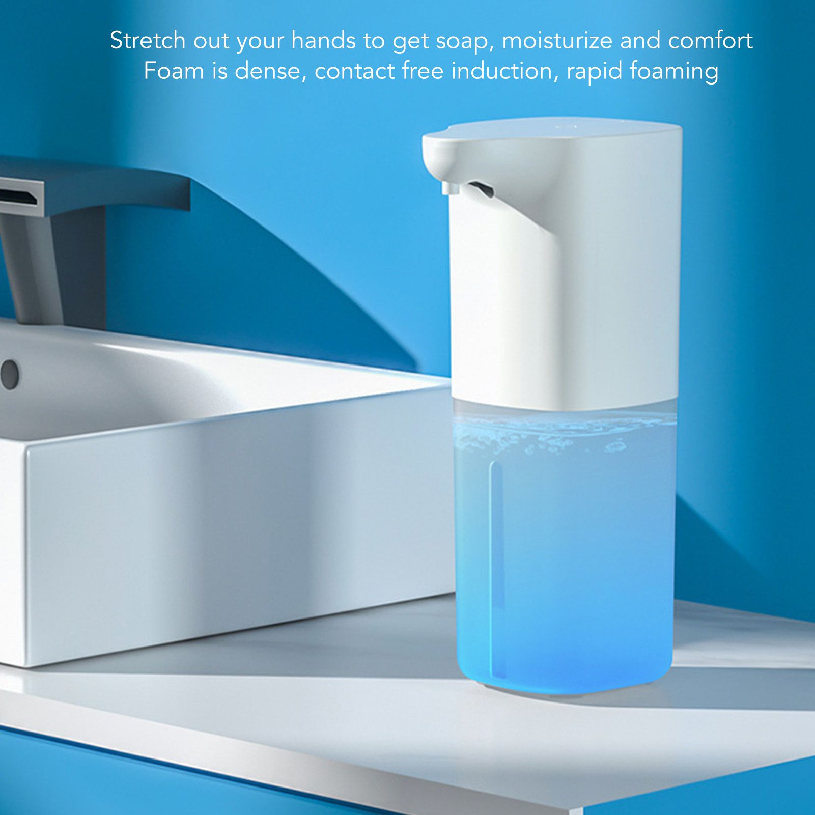 Automatic Foam Soap Dispenser Touchless Smart Liquid Soap Dispenser for Children Student Hotel V1294-YM0512-3112220071111