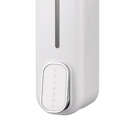 300ml Manual Soap Dispenser Press ABS Wall Mounted Shower Gel Container for Home Hotel White V1294-YM0512-3112220071511
