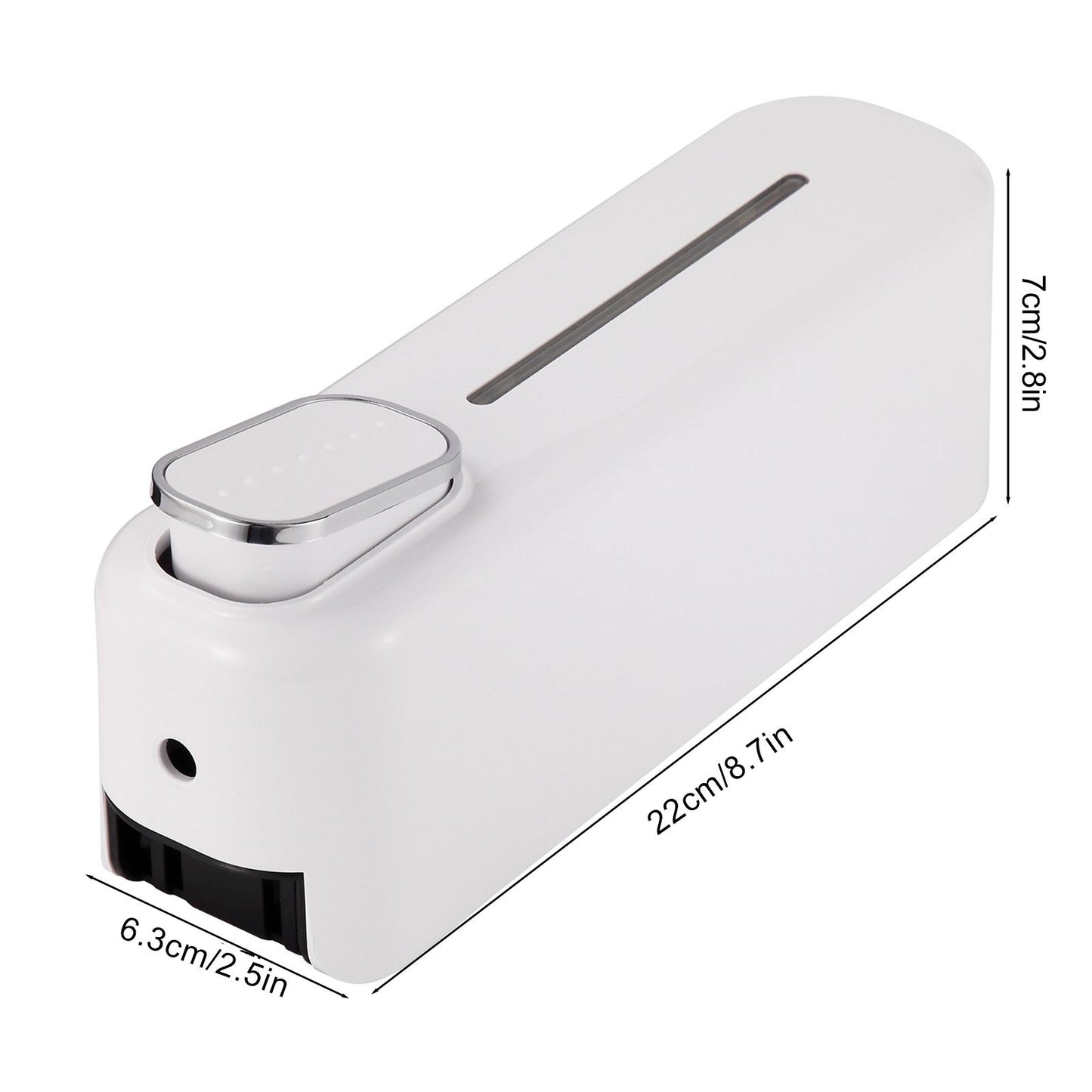 300ml Manual Soap Dispenser Press ABS Wall Mounted Shower Gel Container for Home Hotel White V1294-YM0512-3112220071511