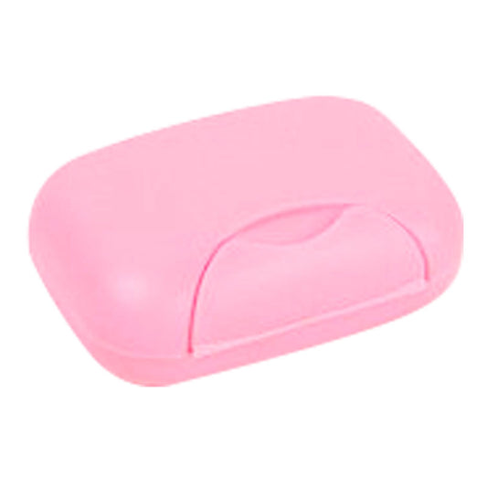 Travel Soap Container Waterproof Portable Bar Soap Case Holder Leakproof Soap Box for Home Hotel Pink V1294-YM0512-3112220071615