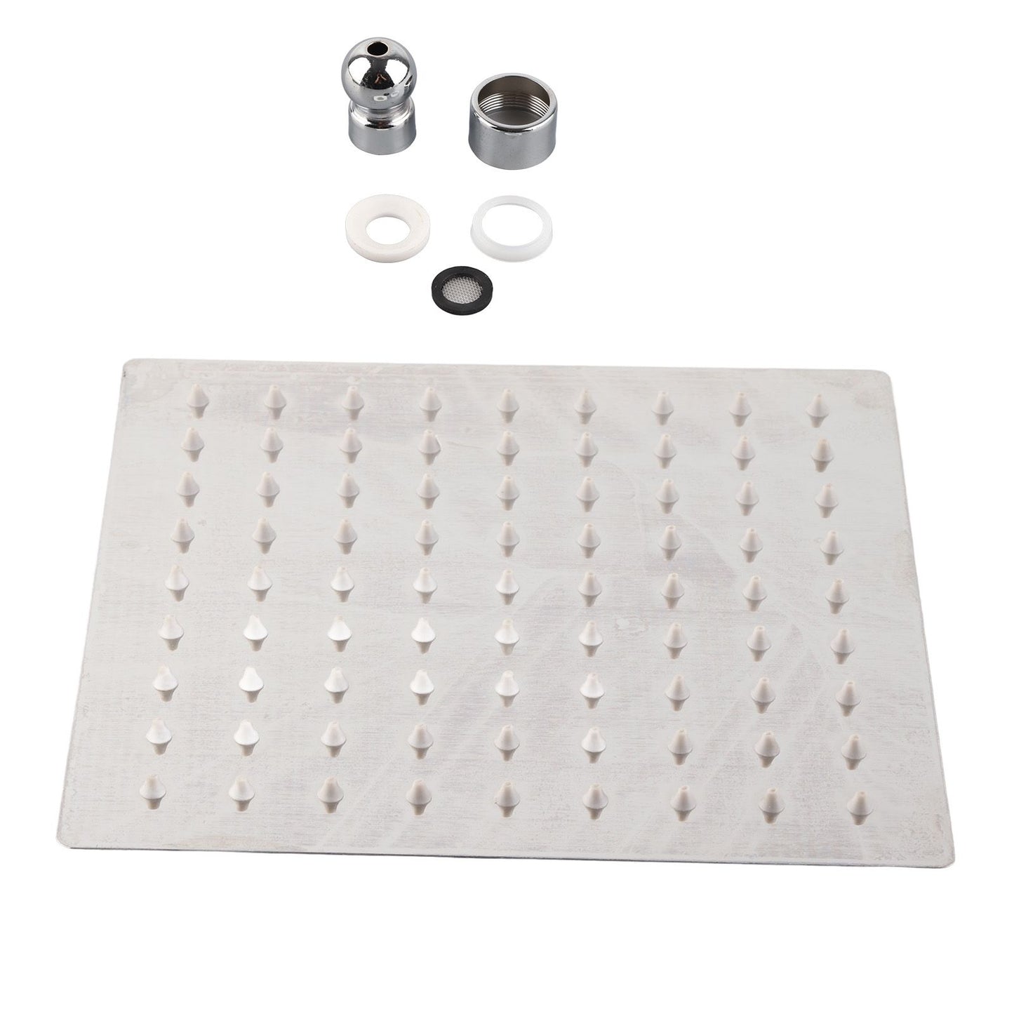 201 Stainless Steel Shower Head 8 Inch High Pressure Rainfall Shower Head for Bathroom V1294-YM0512-3112220072311