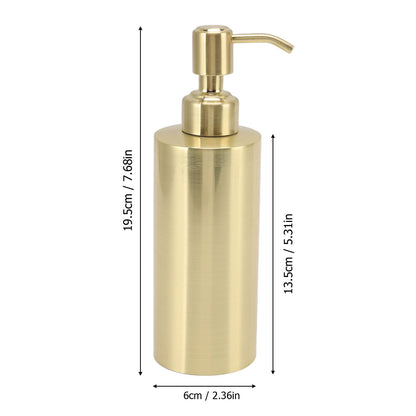 Soap Dispenser Stainless Steel Bottle Large Capacity Home Decoration with Pump for Bathroom V1294-YM0512-3112220074811