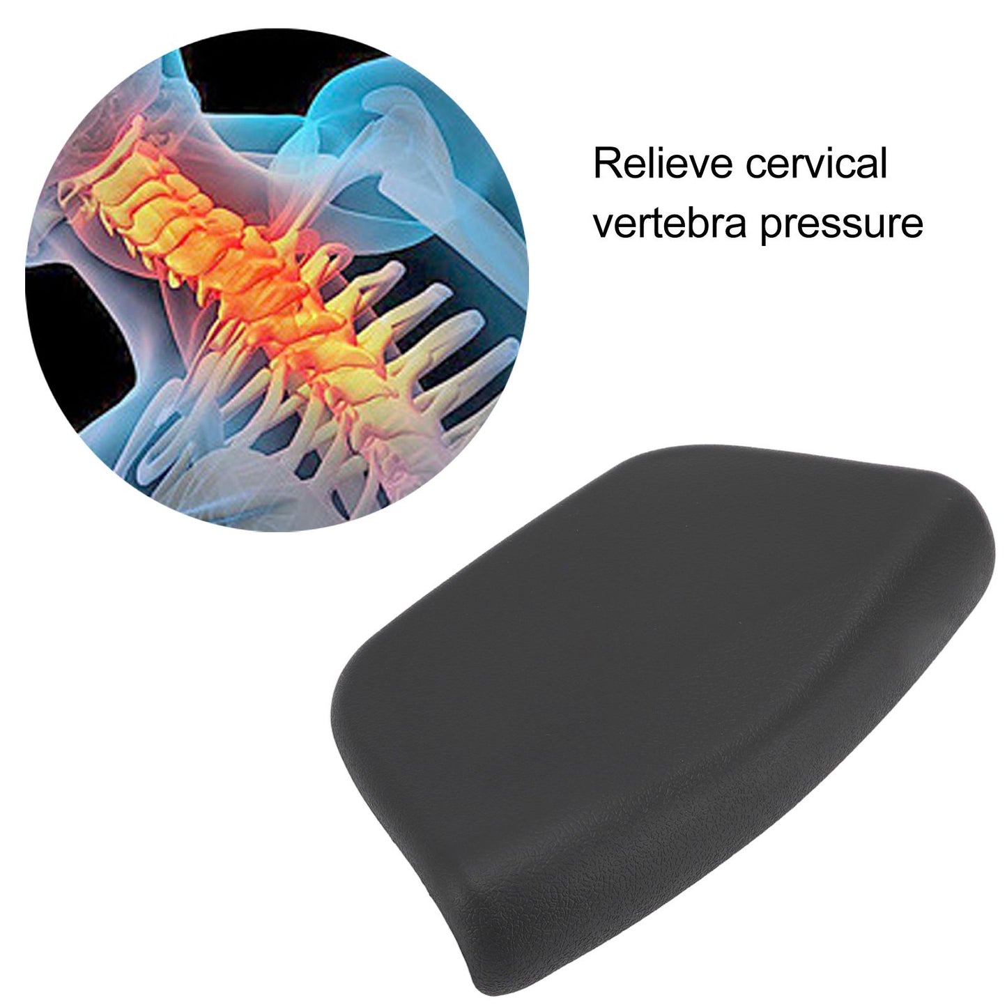 PU Bathing Massage Pillow with Suction Cups High Resilience Non Slip Bath Tub Spa Pillow V1294-YM0512-3112220075011