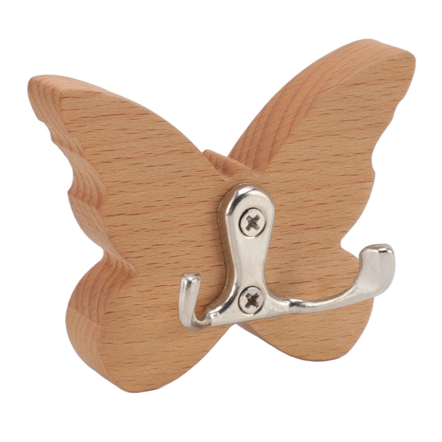 Wooden Butterfly Wall Hook Wood Wall Mounted Hanger for Coat Clothes Hat Towel V1294-YM0512-3112220076911