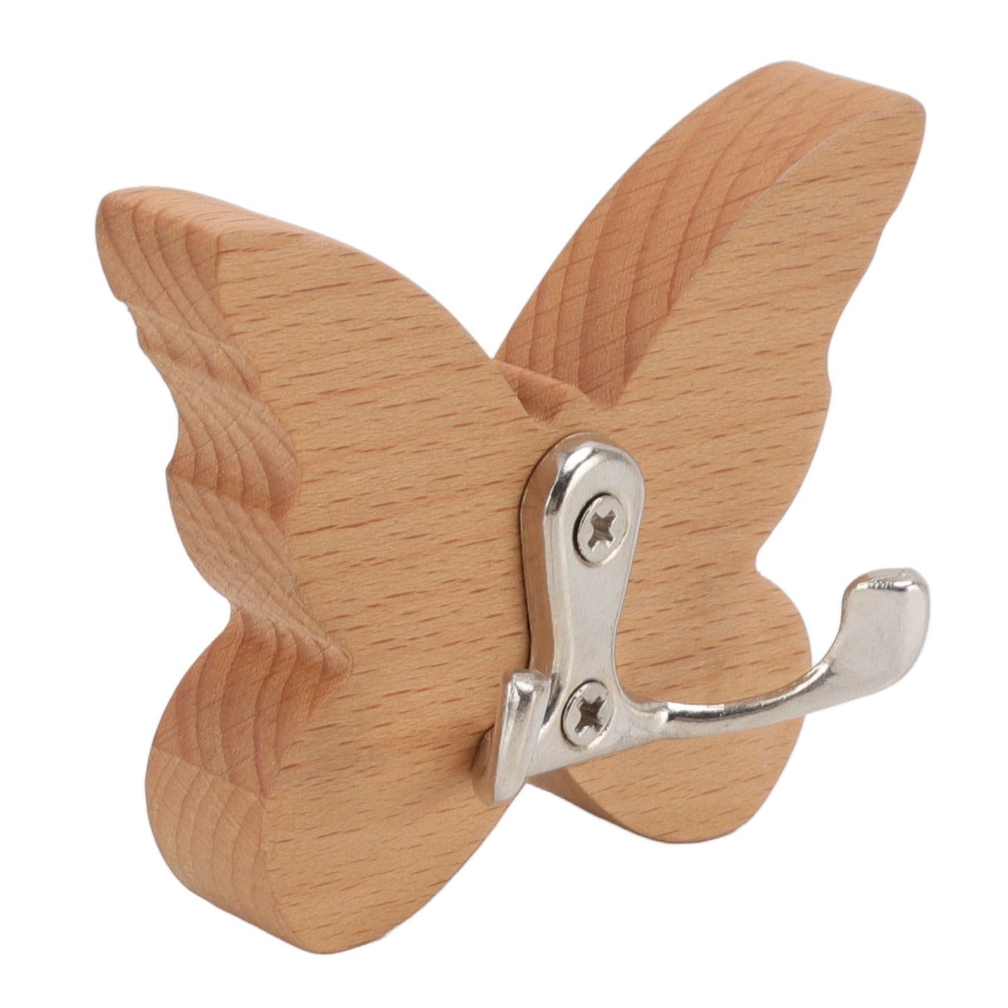 Wooden Butterfly Wall Hook Wood Wall Mounted Hanger for Coat Clothes Hat Towel V1294-YM0512-3112220076911