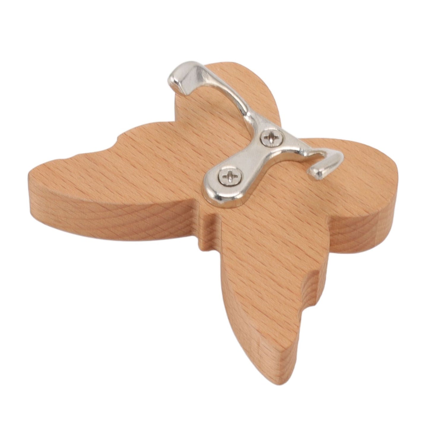 Wooden Butterfly Wall Hook Wood Wall Mounted Hanger for Coat Clothes Hat Towel V1294-YM0512-3112220076911
