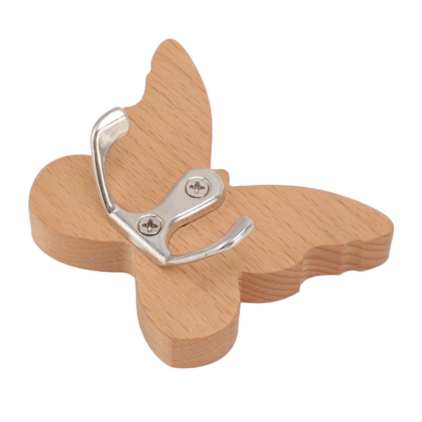 Wooden Butterfly Wall Hook Wood Wall Mounted Hanger for Coat Clothes Hat Towel V1294-YM0512-3112220076911