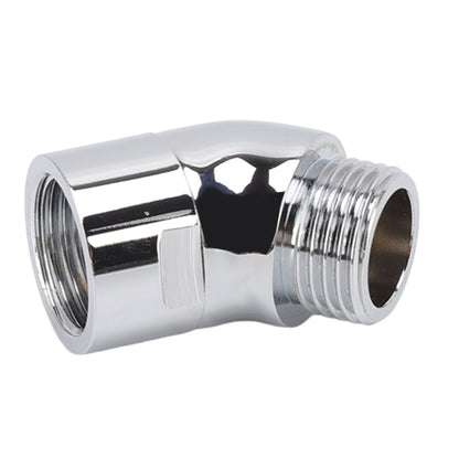 Handhold Shower Elbow Adapter 135 Degrees Shower Head Brass Elbow Adapter Shower Accessories G1/2in V1294-YM0512-3112220077311