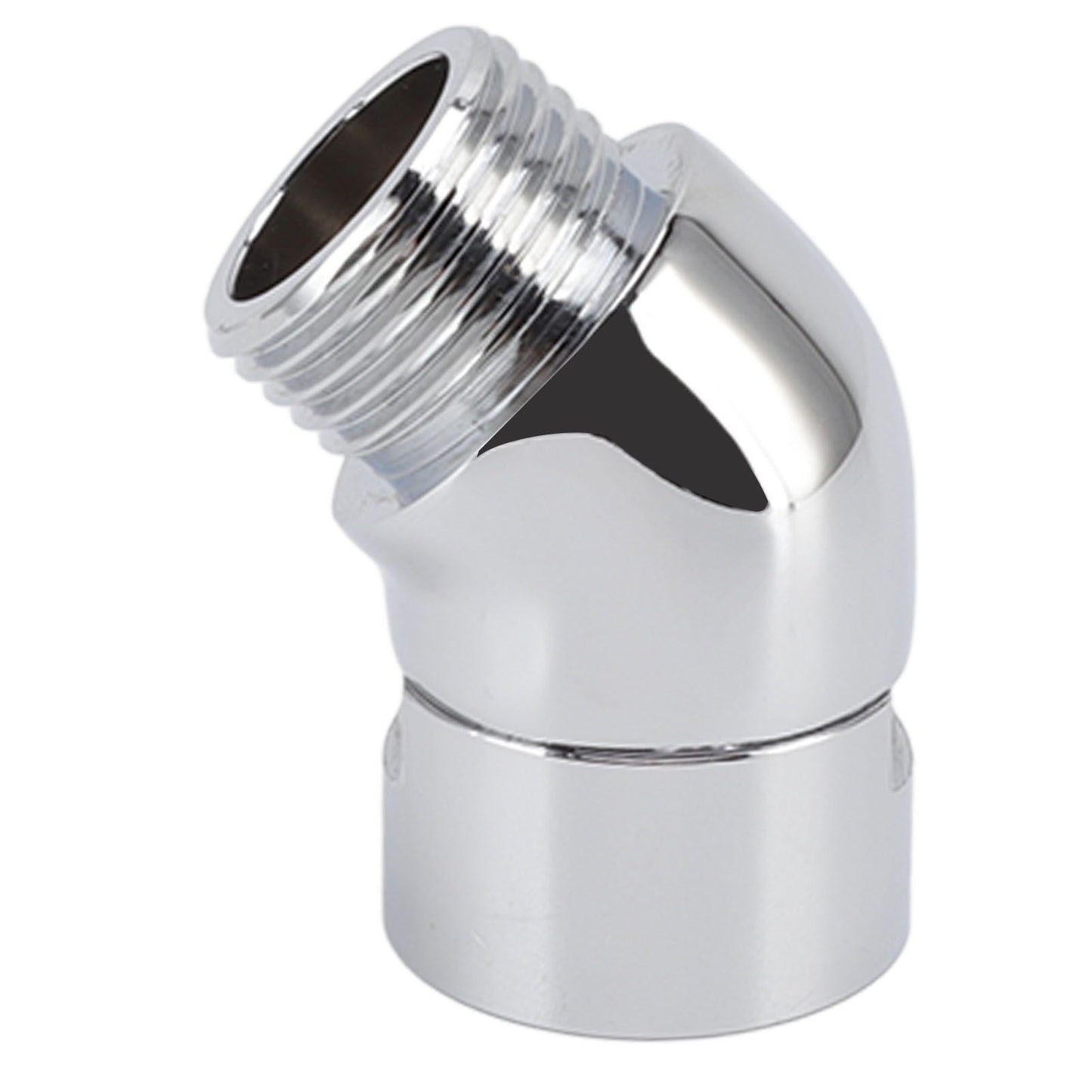 Handhold Shower Elbow Adapter 135 Degrees Shower Head Brass Elbow Adapter Shower Accessories G1/2in V1294-YM0512-3112220077311