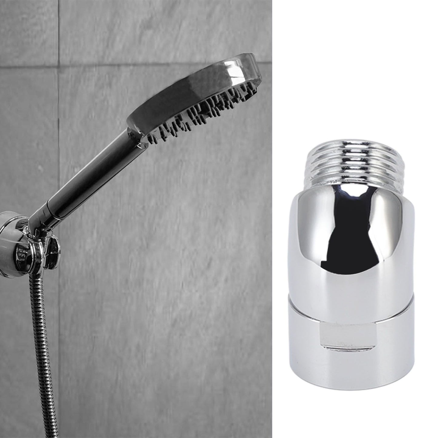 Handhold Shower Elbow Adapter 135 Degrees Shower Head Brass Elbow Adapter Shower Accessories G1/2in V1294-YM0512-3112220077311