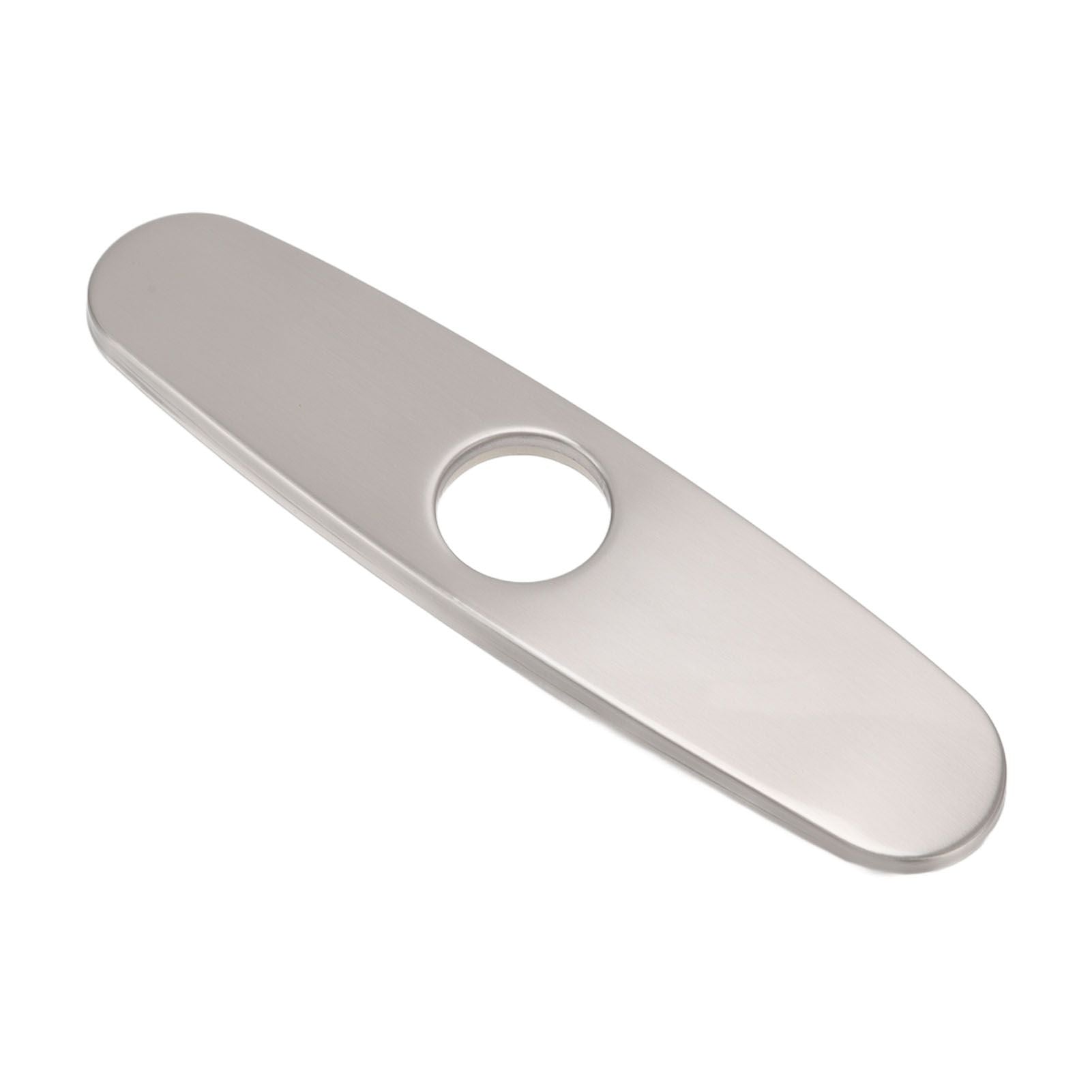 Sink Faucet Hole Cover Deck Plate Brushed 304 Stainless Steel Fishplate Bottom Plate Kitchen Faucet V1294-YM0512-3112220077411