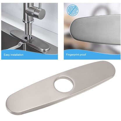 Sink Faucet Hole Cover Deck Plate Brushed 304 Stainless Steel Fishplate Bottom Plate Kitchen Faucet V1294-YM0512-3112220077411