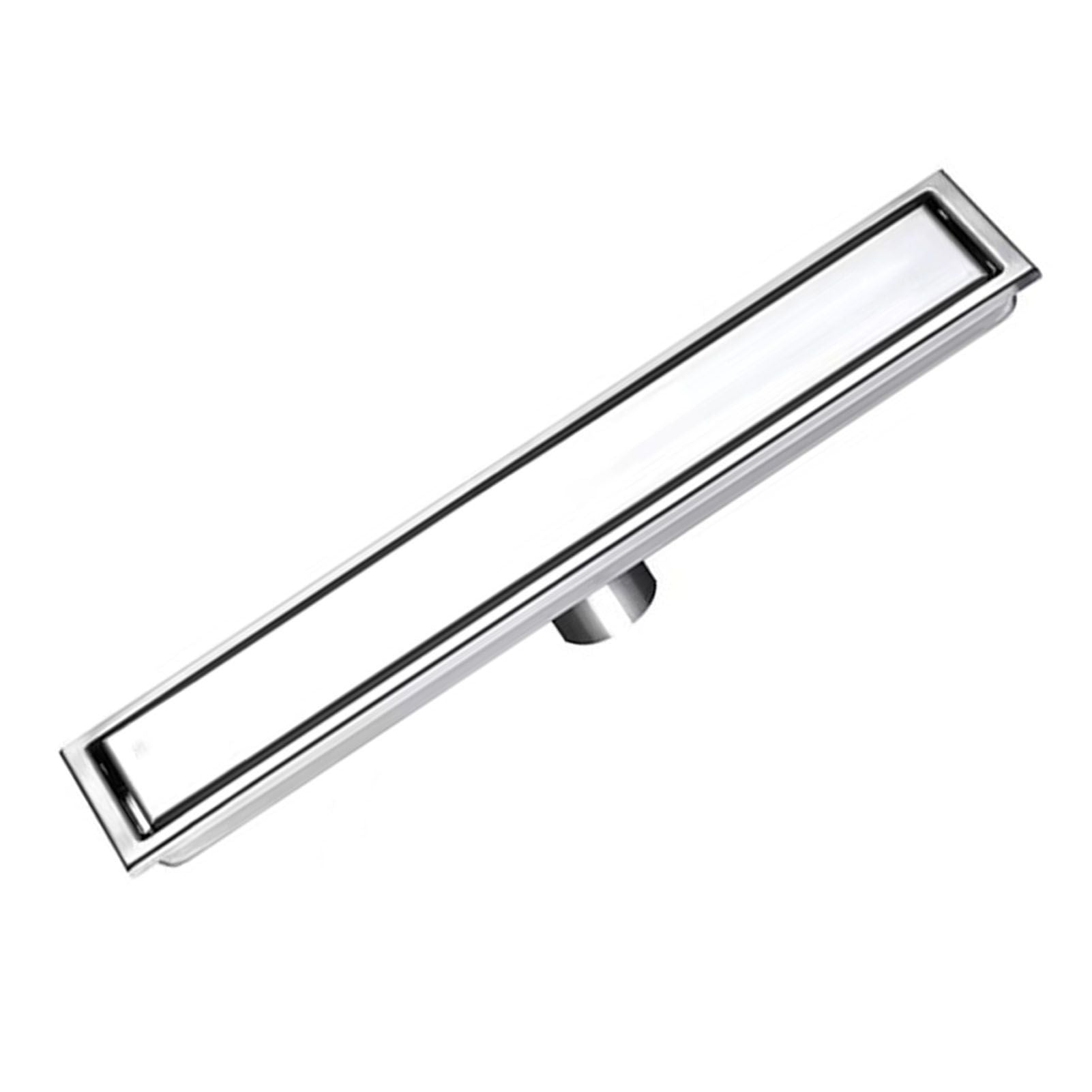 Linear Shower Drain Stainless Steel Rustproof Scratch Resistant Detachable Long Floor Drain for Bathroom V1294-YM0512-3112220077511