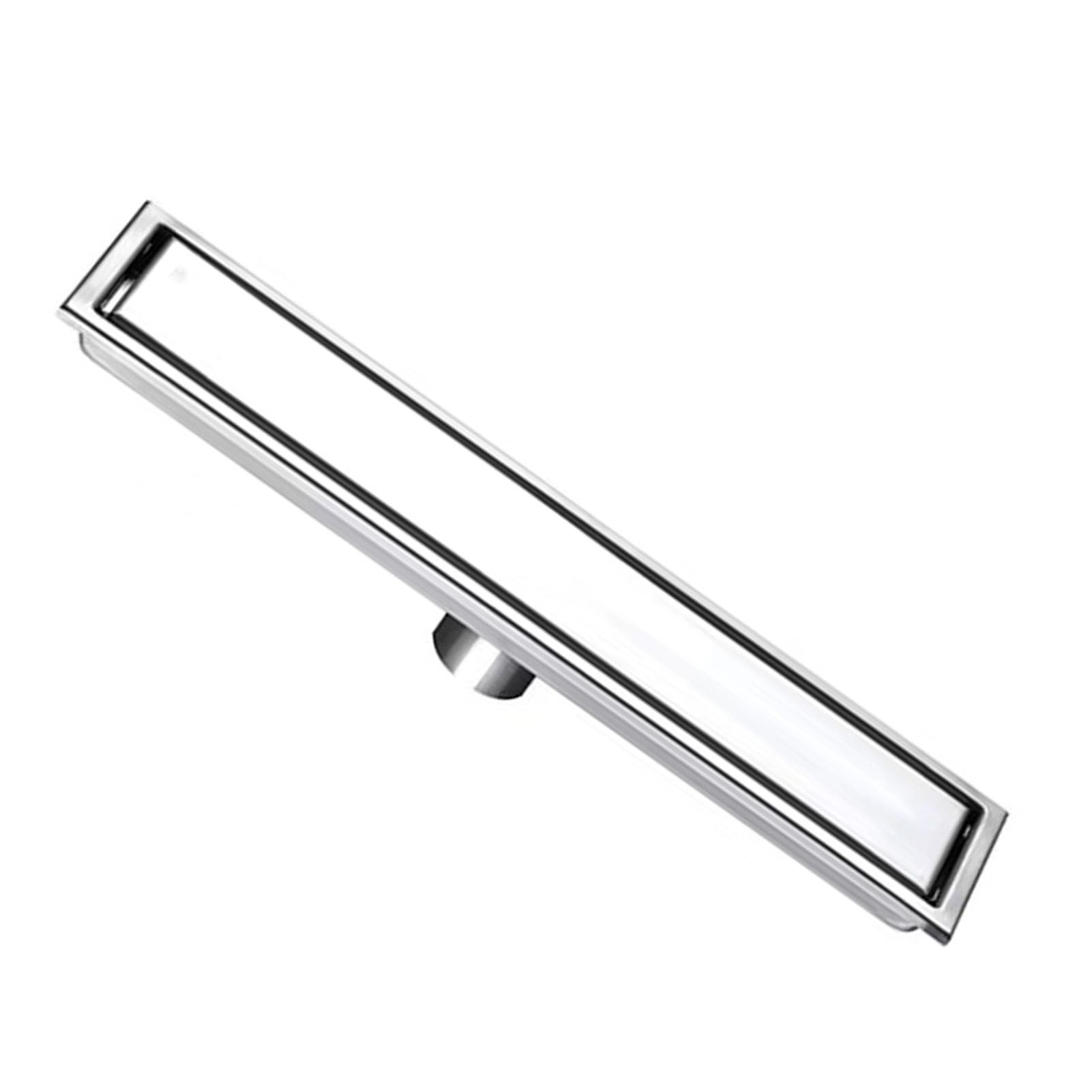 Linear Shower Drain Stainless Steel Rustproof Scratch Resistant Detachable Long Floor Drain for Bathroom V1294-YM0512-3112220077511