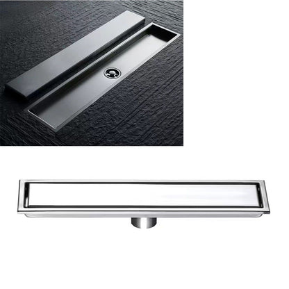 Linear Shower Drain Stainless Steel Rustproof Scratch Resistant Detachable Long Floor Drain for Bathroom V1294-YM0512-3112220077511