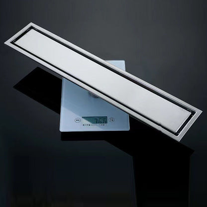 Linear Shower Drain Stainless Steel Rustproof Scratch Resistant Detachable Long Floor Drain for Bathroom V1294-YM0512-3112220077511