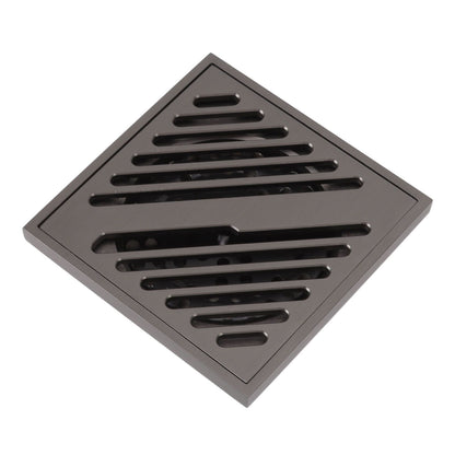 Square Shower Floor Drain Extra Thick Stainless Steel Bathroom Floor Drain for Home Kitchen Accessories Gray V1294-YM0512-3112220078011