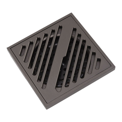 Square Shower Floor Drain Extra Thick Stainless Steel Bathroom Floor Drain for Home Kitchen Accessories Gray V1294-YM0512-3112220078011
