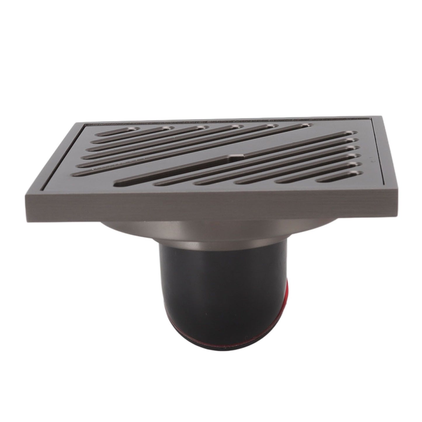 Square Shower Floor Drain Extra Thick Stainless Steel Bathroom Floor Drain for Home Kitchen Accessories Gray V1294-YM0512-3112220078011