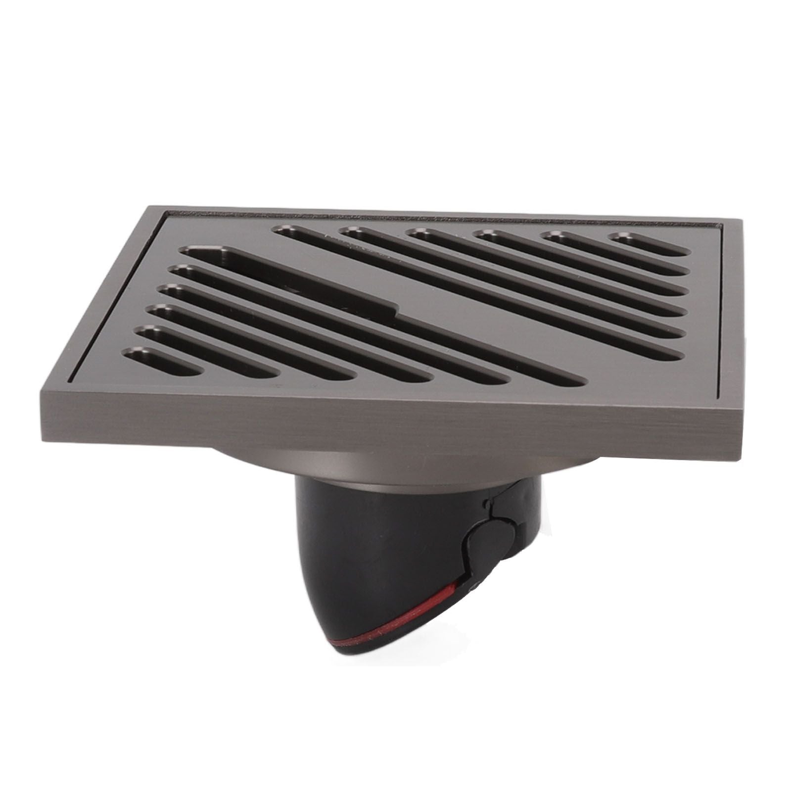 Square Shower Floor Drain Extra Thick Stainless Steel Bathroom Floor Drain for Home Kitchen Accessories Gray V1294-YM0512-3112220078011