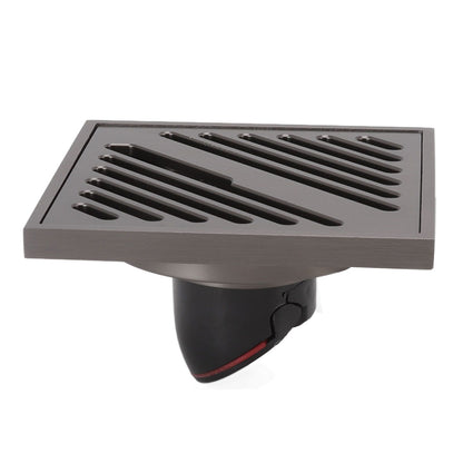 Square Shower Floor Drain Extra Thick Stainless Steel Bathroom Floor Drain for Home Kitchen Accessories Gray V1294-YM0512-3112220078011