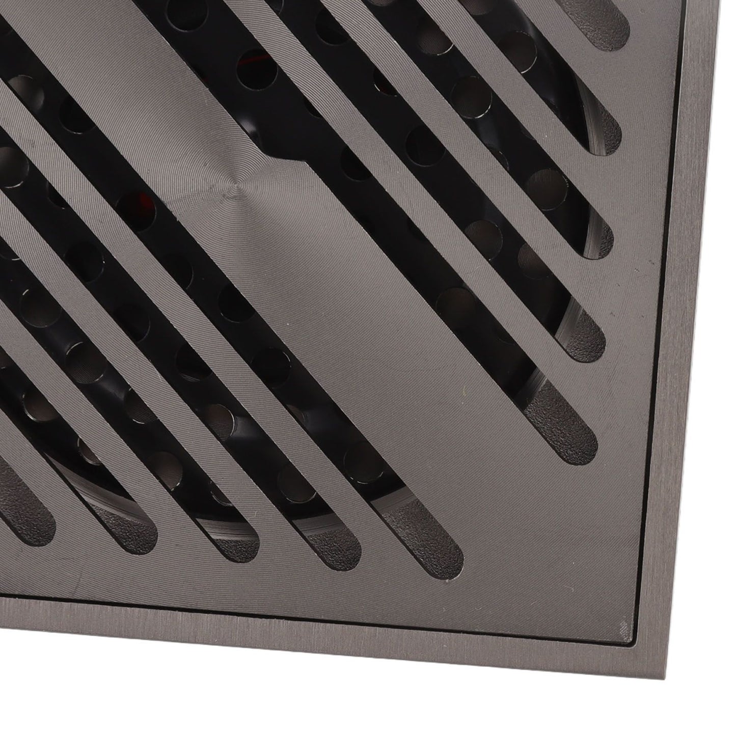Square Shower Floor Drain Extra Thick Stainless Steel Bathroom Floor Drain for Home Kitchen Accessories Gray V1294-YM0512-3112220078011