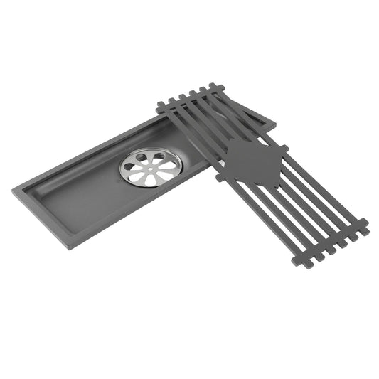Floor Drain Stainless Steel Rectangle Corrosion Resistance Shower Grate for Kitchen Balcony Hotel 30CM/11.8IN V1294-YM0512-3112220078112