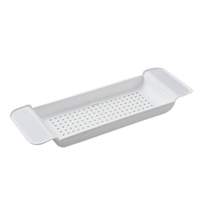 Bathtub Tray Stable Placement Expandable Plastic Material Draining Design Bath Caddy Tub Table for Bathroom V1294-YM0512-3112220078811