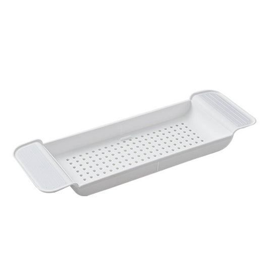 Bathtub Tray Stable Placement Expandable Plastic Material Draining Design Bath Caddy Tub Table for Bathroom V1294-YM0512-3112220078811