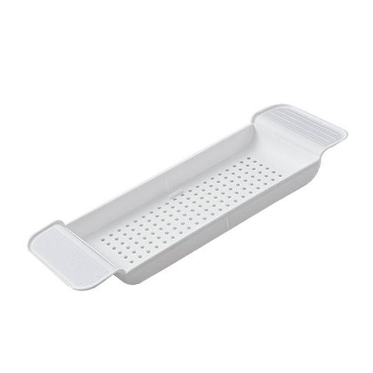 Bathtub Tray Stable Placement Expandable Plastic Material Draining Design Bath Caddy Tub Table for Bathroom V1294-YM0512-3112220078811