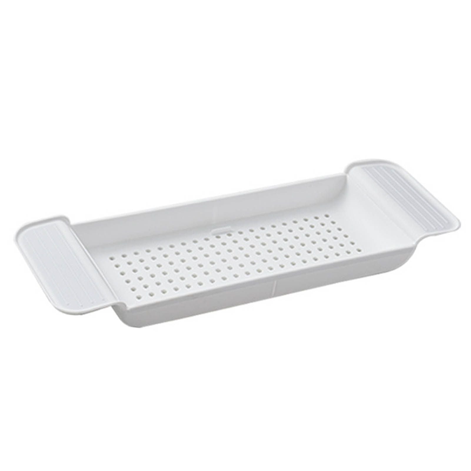 Bathtub Tray Stable Placement Expandable Plastic Material Draining Design Bath Caddy Tub Table for Bathroom V1294-YM0512-3112220078811