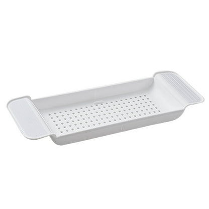 Bathtub Tray Stable Placement Expandable Plastic Material Draining Design Bath Caddy Tub Table for Bathroom V1294-YM0512-3112220078811