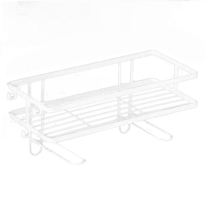 Toilet Shelf Thickening Waterproof Large Capacity Nail Free Installation Iron Over Toilet Bathroom Organizer V1294-YM0512-3112220079011
