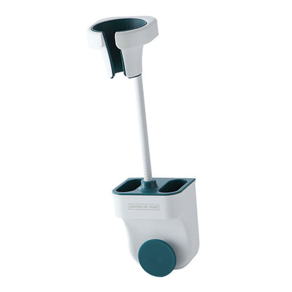 Hair Dryer Holder Wall Mount Punch Free Bracket Support Stand for Bathroom Home Hotel Blue V1294-YM0512-3112220079912