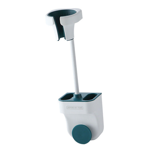 Hair Dryer Holder Wall Mount Punch Free Bracket Support Stand for Bathroom Home Hotel Blue V1294-YM0512-3112220079912