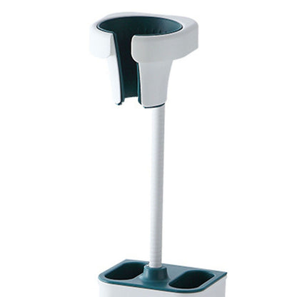 Hair Dryer Holder Wall Mount Punch Free Bracket Support Stand for Bathroom Home Hotel Blue V1294-YM0512-3112220079912