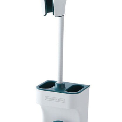 Hair Dryer Holder Wall Mount Punch Free Bracket Support Stand for Bathroom Home Hotel Blue V1294-YM0512-3112220079912