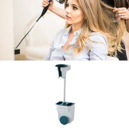 Hair Dryer Holder Wall Mount Punch Free Bracket Support Stand for Bathroom Home Hotel Blue V1294-YM0512-3112220079912
