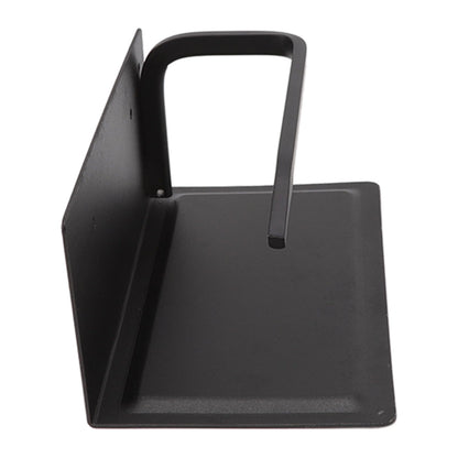 Wall Mounted Tissue Holder Toilet Tissue Bracket Bathroom Paper Roll Hanger with Phone Shelf Black V1294-YM0512-3112220081111