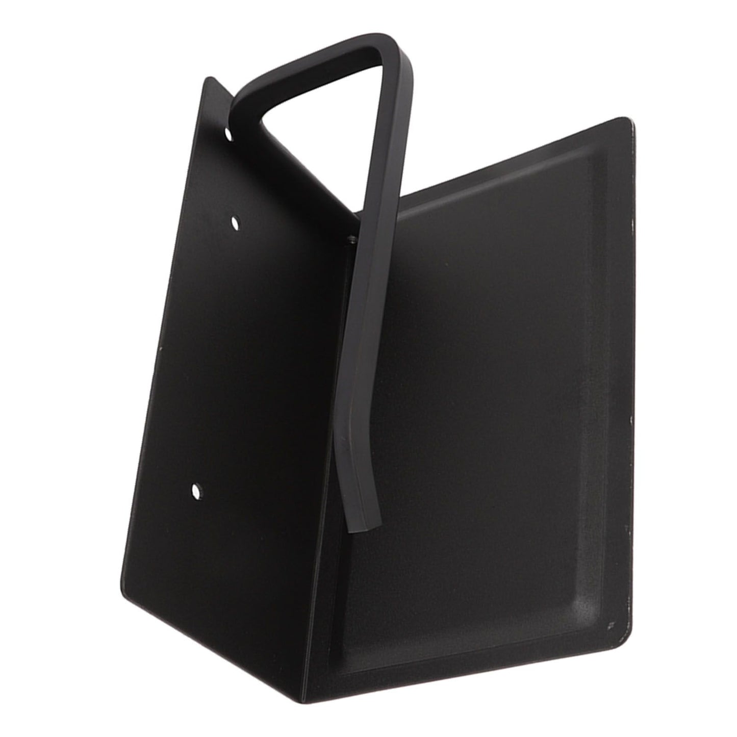 Wall Mounted Tissue Holder Toilet Tissue Bracket Bathroom Paper Roll Hanger with Phone Shelf Black V1294-YM0512-3112220081111